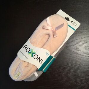Roxoni Pink and Gray Slippers size 6/7